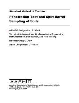 AASHTO T 206