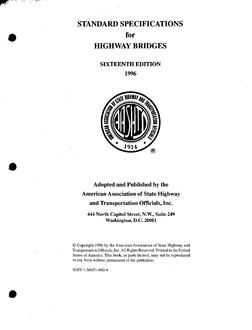 AASHTO HB-16