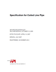 API Spec 5LCP (R2020)