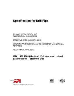 API Spec 5DP (R2015)