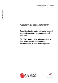 AS/NZS CISPR 16.2.2:2004