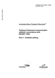 AS/NZS IEC 61935.1:2006