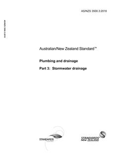 AS/NZS 3500.3:2018