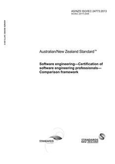 AS/NZS ISO/IEC 24773:2013