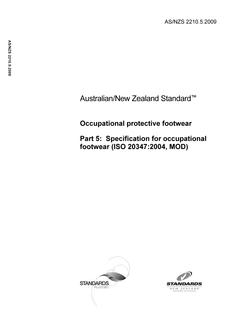 AS/NZS 2210.5:2009