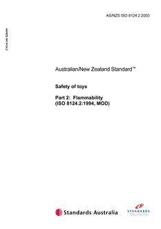 AS/NZS ISO 8124.2:2003