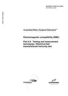 AS/NZS 61000.4.4:2006