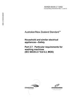 AS/NZS 60335.2.7:2002