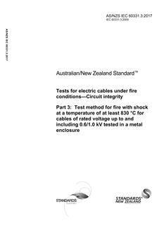 AS/NZS IEC 60331.3:2017