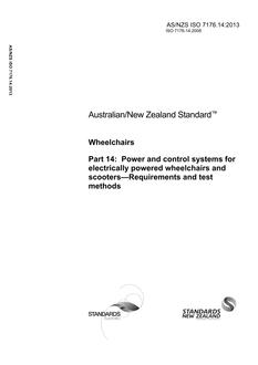 AS/NZS ISO 7176.14