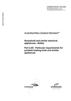 AS/NZS 60335.2.45:2004