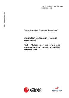 AS/NZS ISO/IEC 15504.4