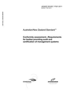 AS/NZS ISO/IEC 17021:2011