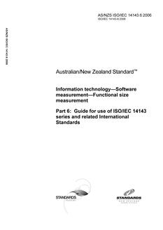 AS/NZS ISO/IEC 14143.6