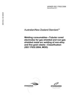 AS/NZS ISO 17632:2006