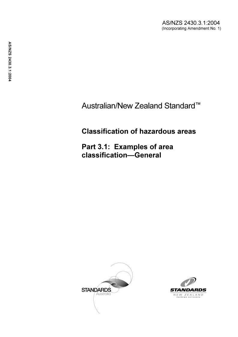 AS/NZS 2430.3.1:2004