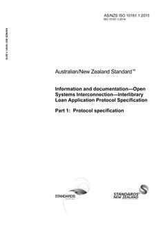 AS/NZS ISO 10161.1