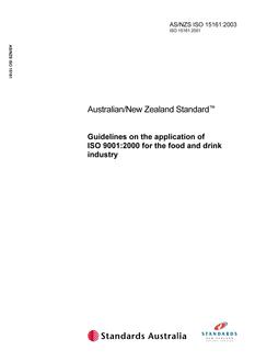 AS/NZS ISO 15161