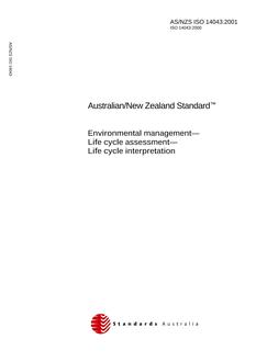 AS/NZS ISO 14043