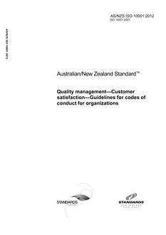 AS/NZS ISO 10001