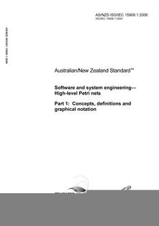 AS/NZS ISO/IEC 15909.1:2006