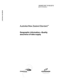 AS/NZS ISO 19158