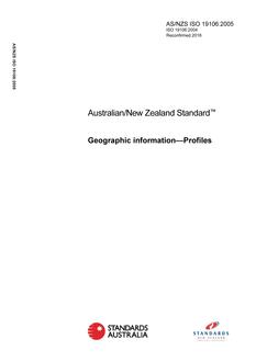 AS/NZS ISO 19106