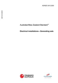 AS/NZS 3010:2005