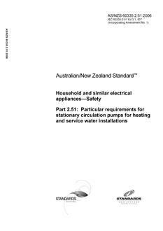 AS/NZS 60335.2.51:2006