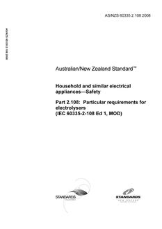 AS/NZS 60335.2.108