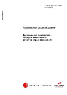 AS/NZS ISO 14042