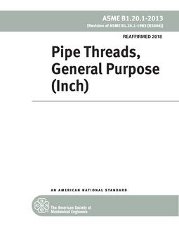 Download ASME B1.20.1 In PDF - Standards Global