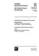 IEC 60721-2-3 Ed. 1.0 b:1987