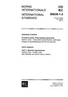 IEC 60839-1-2 Ed. 1.0 b