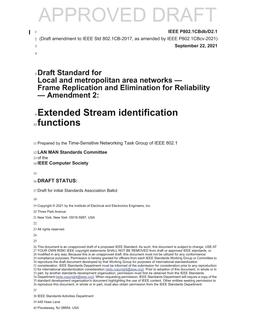 IEEE 802.1CBdb-2021