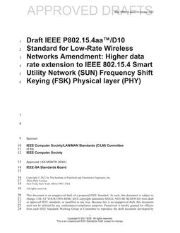 IEEE 802.15.4aa-2022