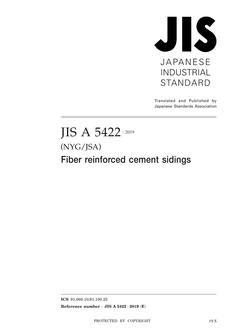 JIS A 5422