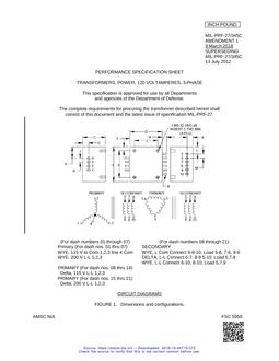 MIL MIL-PRF-27/345C Amendment 1