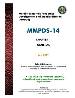 MMPDS MMPDS-14 Chapter 1